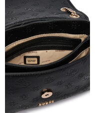 GUESS ANISE Mini sac bandouli&egrave;re / sac port&eacute; &eacute;paule logo noir - Sacs pour Femme - 4
