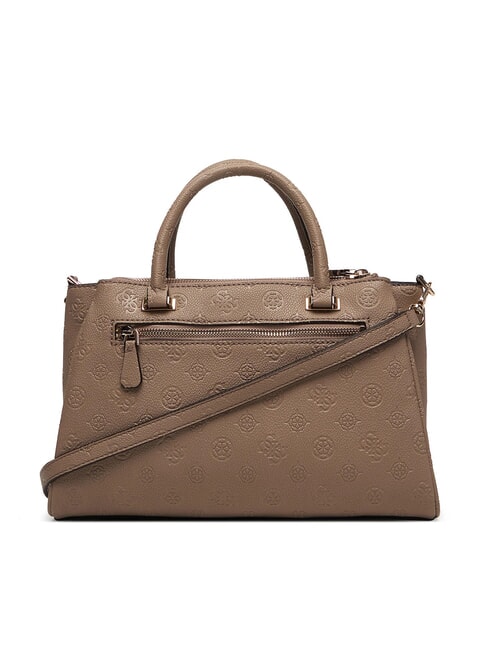 ANISE L Sac &agrave; main avec bandouli&egrave;re logo taupe fonc&eacute; - Sacs pour Femme