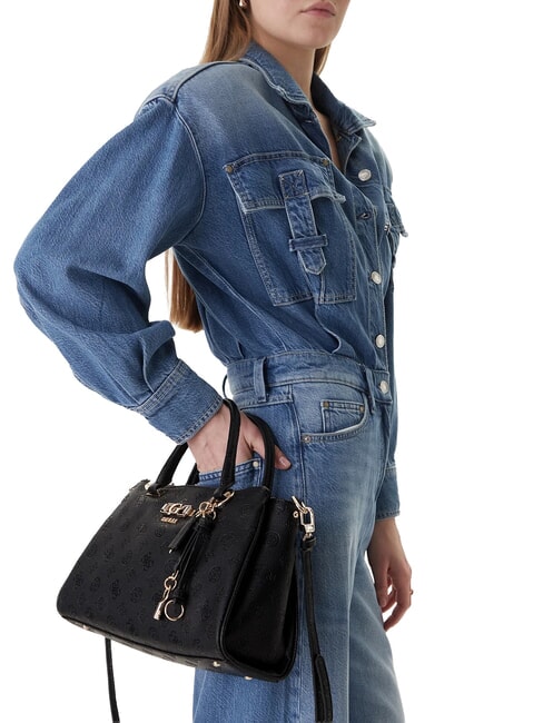 ANISE L Sac &agrave; main avec bandouli&egrave;re logo noir - Sacs pour Femme