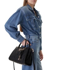 GUESS ANISE L Sac &agrave; main avec bandouli&egrave;re logo noir - Sacs pour Femme - 2
