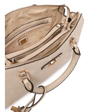 GUESS DITA Sac &agrave; main avec bandouli&egrave;re logo taupe clair - Sacs pour Femme - 4
