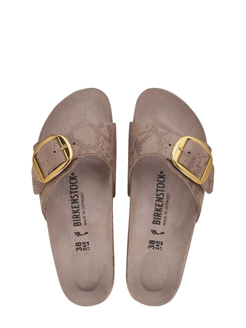 MADRID BIG BUCKLE Sandales anatomiques rayon python - Chaussures Femme
