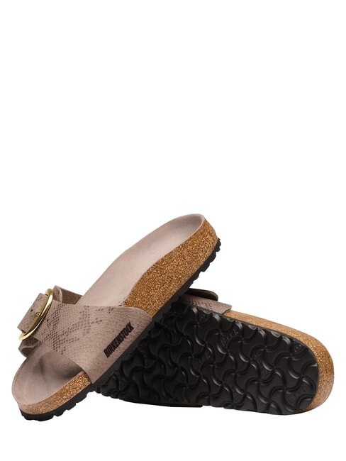 MADRID BIG BUCKLE Sandales anatomiques rayon python - Chaussures Femme