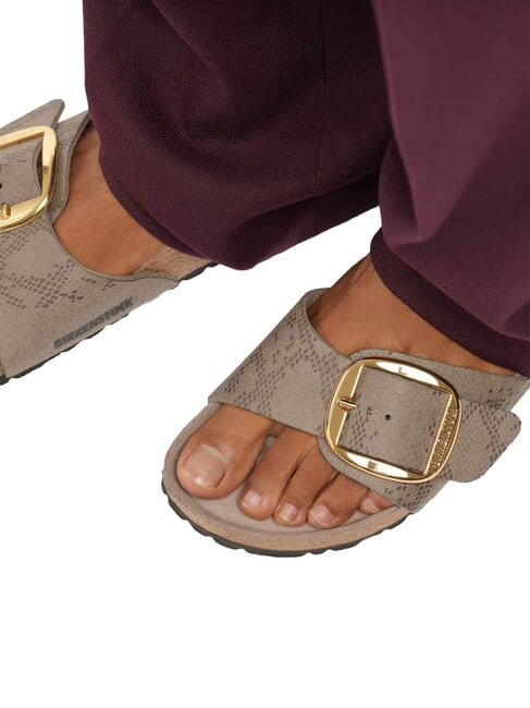MADRID BIG BUCKLE Sandales anatomiques rayon python - Chaussures Femme
