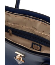 GUESS PATSIE 2 Sac &agrave; main avec bandouli&egrave;re BLEU - Sacs pour Femme - 4