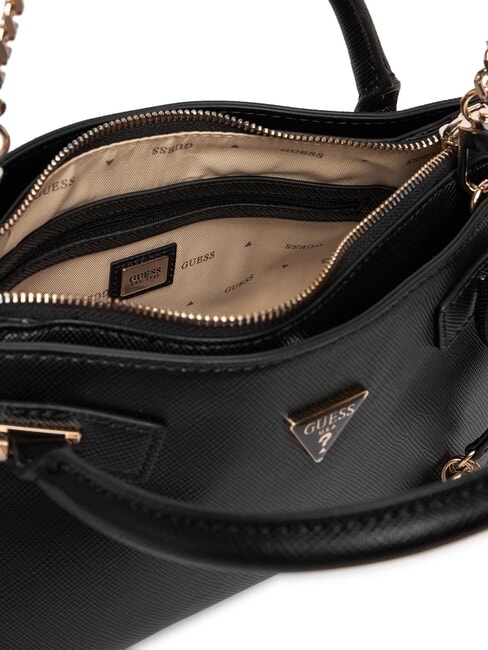 SERENOVA Sac &agrave; main avec bandouli&egrave;re amovible NOIR - Sacs pour Femme