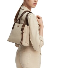 GUESS ALICE sac bandouli&egrave;re naturel/expresso - Sacs pour Femme - 2