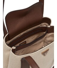 GUESS ALICE sac bandouli&egrave;re naturel/expresso - Sacs pour Femme - 4