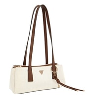 GUESS ALICE sac bandouli&egrave;re naturel/expresso - Sacs pour Femme - 3