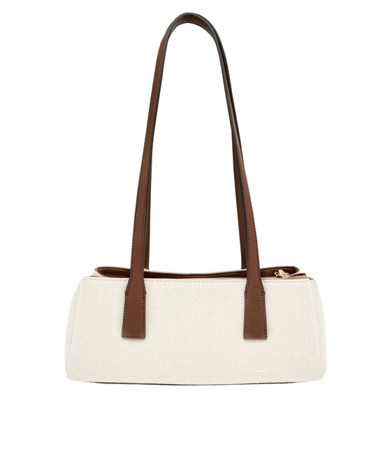 ALICE sac bandouli&egrave;re naturel/expresso - Sacs pour Femme