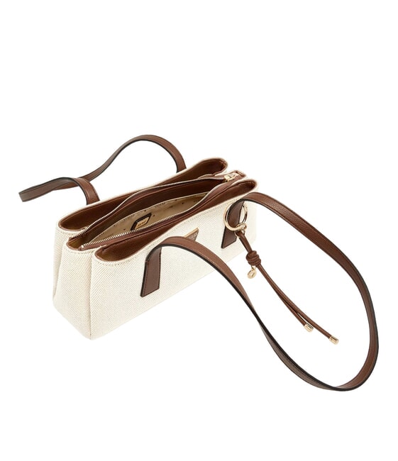 ALICE sac bandouli&egrave;re naturel/expresso - Sacs pour Femme