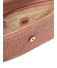 GUESS OFELIA sac bandouli&egrave;re rose corail - Sacs pour Femme - 4