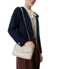 GUESS SANDY Sac bandouli&egrave;re / sac port&eacute; travers OFFWHITE - Sacs pour Femme - 2