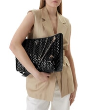 GUESS CHERYL 2 sac bandouli&egrave;re NOIR - Sacs pour Femme - 2