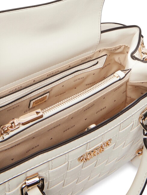 SANDY Sac &agrave; main avec bandouli&egrave;re OFFWHITE - Sacs pour Femme