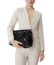 GUESS SANDY Sac &agrave; main avec bandouli&egrave;re NOIR - Sacs pour Femme - 2