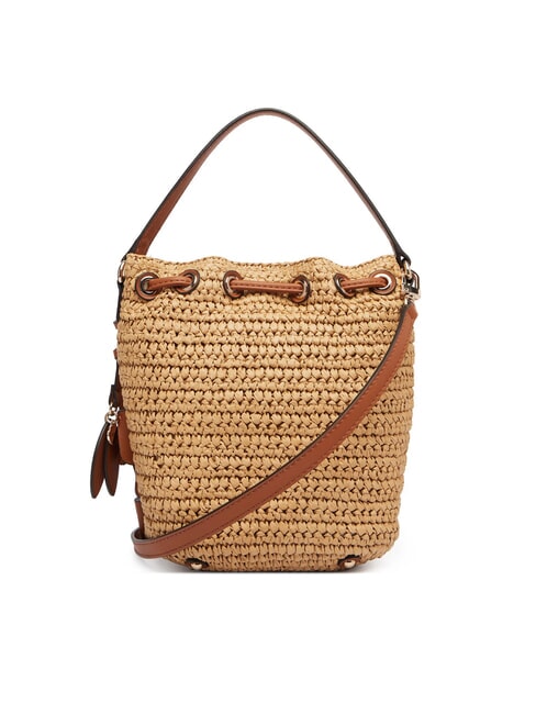 OFELIA Mini sac seau avec bandouli&egrave;re naturel / cognac - Sacs pour Femme