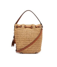 GUESS OFELIA Mini sac seau avec bandouli&egrave;re naturel / cognac - Sacs pour Femme - 3