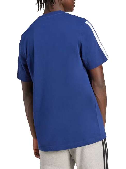 3 STRIPES T-shirt &agrave; manches courtes et col rond bleu - T-shirt