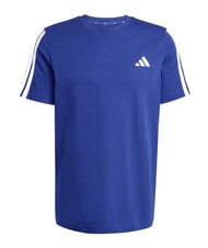 ADIDAS 3 STRIPES T-shirt &agrave; manches courtes et col rond bleu - T-shirt - 4