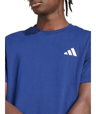 ADIDAS 3 STRIPES T-shirt &agrave; manches courtes et col rond bleu - T-shirt - 6