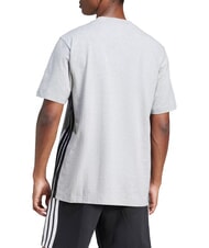 ADIDAS 3 STRIPES T-shirt &agrave; manches courtes et col rond gris - T-shirt - 2