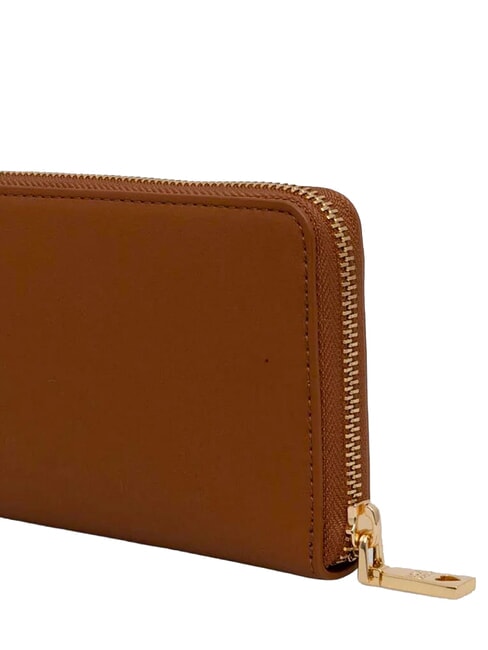 BOLD LOVE Portefeuille Zip Around ch&acirc;taigne - Portefeuilles Femme