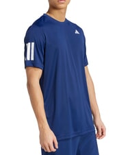 ADIDAS CLUB 3 STRIPES T-shirt de tennis bleu - T-shirt - 3