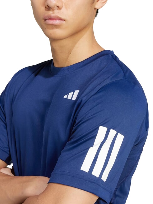 CLUB 3 STRIPES T-shirt de tennis bleu - T-shirt