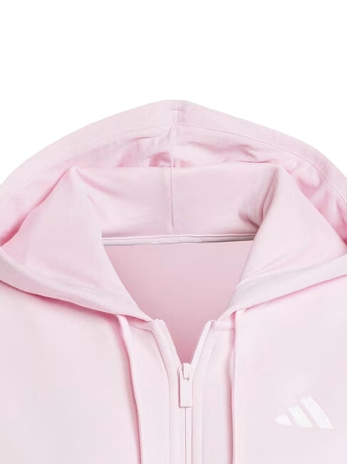 3 STRIPES Sweat &agrave; capuche zipp&eacute; rose - Sweat-shirts pour femmes
