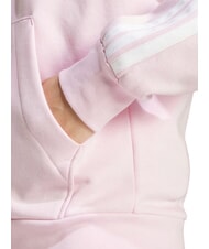 ADIDAS 3 STRIPES Sweat &agrave; capuche zipp&eacute; rose - Sweat-shirts pour femmes - 6