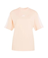 ADIDAS 3 STRIPES T-shirt &agrave; manches courtes, pur coton rose - T-shirt - 4