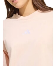 ADIDAS 3 STRIPES T-shirt &agrave; manches courtes, pur coton rose - T-shirt - 5