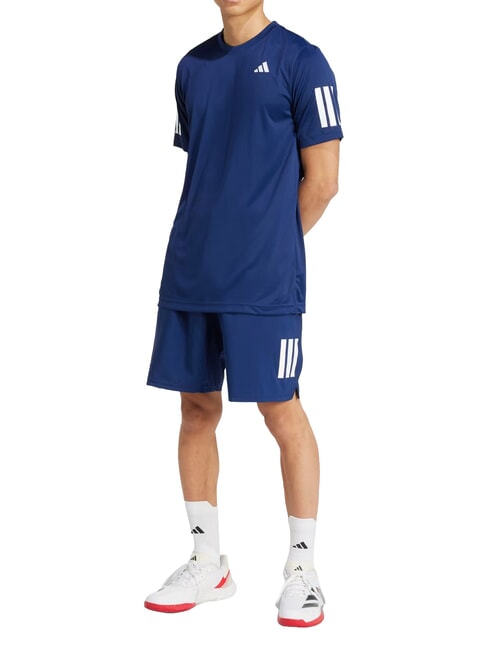 CLUB 3 STRIPES T-shirt de tennis bleu - T-shirt