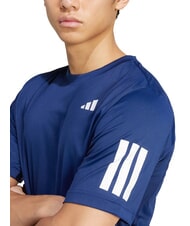 ADIDAS CLUB 3 STRIPES T-shirt de tennis bleu - T-shirt - 6