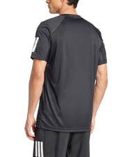 ADIDAS CLUB 3 STRIPES T-shirt de tennis noir - T-shirt - 2