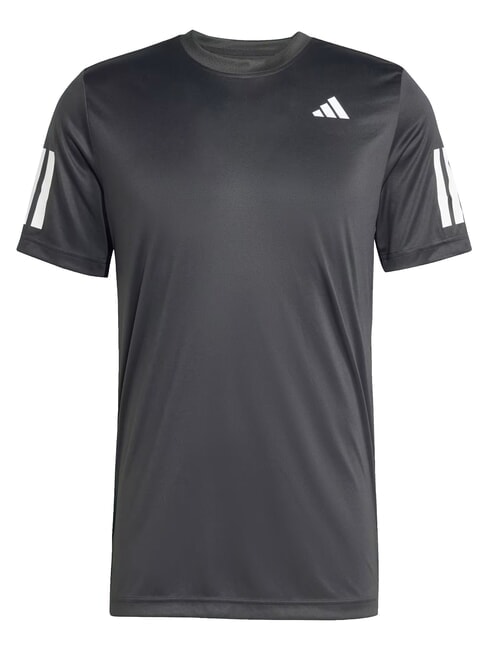 CLUB 3 STRIPES T-shirt de tennis noir - T-shirt