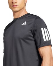 ADIDAS CLUB 3 STRIPES T-shirt de tennis noir - T-shirt - 5
