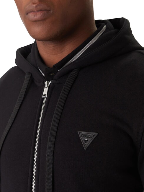 BASIC Sweat-shirt &agrave; fermeture &eacute;clair int&eacute;grale jetbla - Pulls molletonn&eacute;s