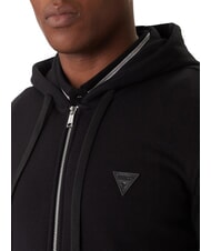 GUESS BASIC Sweat-shirt &agrave; fermeture &eacute;clair int&eacute;grale jetbla - Pulls molletonn&eacute;s - 3