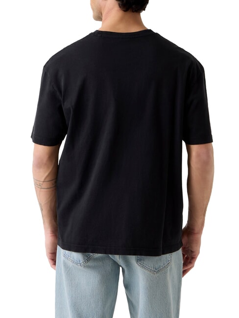 ACID WASH T-shirt en coton jetbla - T-shirt