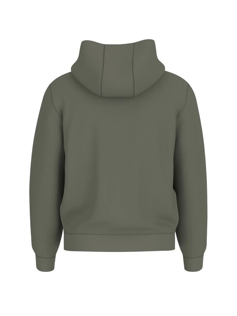 BASIC Sweatshirt &agrave; capuche plante verte - Pulls molletonn&eacute;s