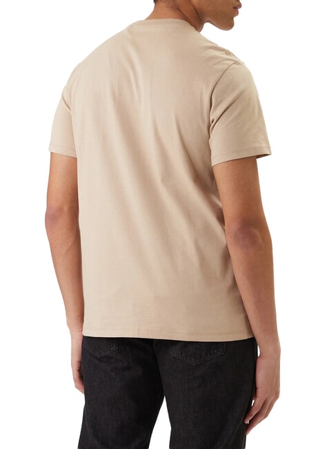 TERRY LOGO T-shirt en coton sable neutre - T-shirt