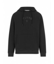 GUESS TEXTURED PATCH LOGO Sweatshirt &agrave; capuche jetbla - Pulls molletonn&eacute;s - 3