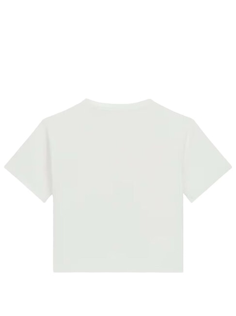 CROP T-shirt en coton blanc pur - Tee-shirt enfant