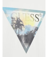 GUESS BASIC T-shirt en coton blanc pur - Tee-shirt enfant - 3