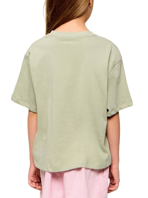 BOXY T-shirt en coton matcha l&eacute;ger - Tee-shirt enfant