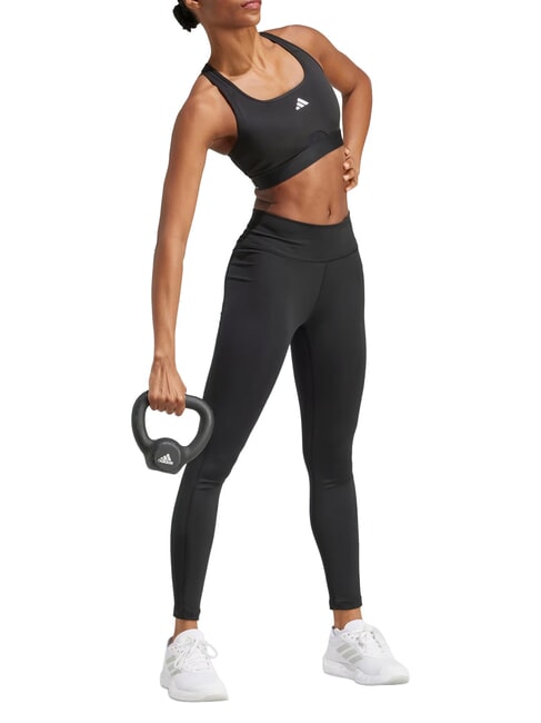 PWRCT Soutien-gorge de sport, encolure carr&eacute;e noir - Sous-v&ecirc;tements pour femmes