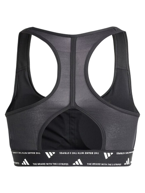 PWRCT Soutien-gorge de sport, encolure carr&eacute;e noir - Sous-v&ecirc;tements pour femmes
