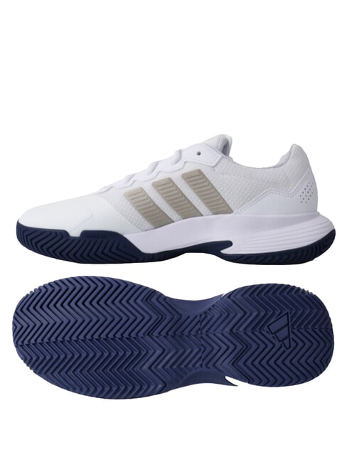 GAMECOURT 2 Chaussures de course blanc - Chaussures Homme